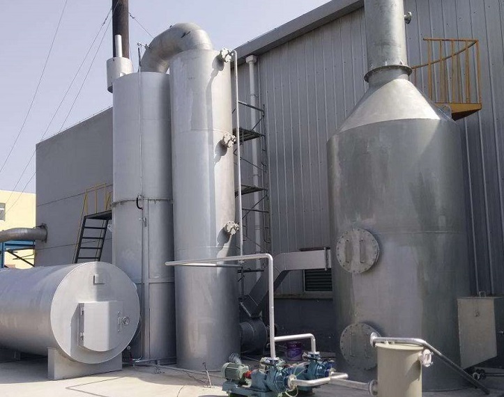 蘇州吳江橡膠廠廢氣處理現(xiàn)場(chǎng)_中清綠能環(huán)保